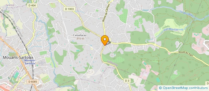 localisation de l'entreprise SCI SHOIKEN à VALBONNE