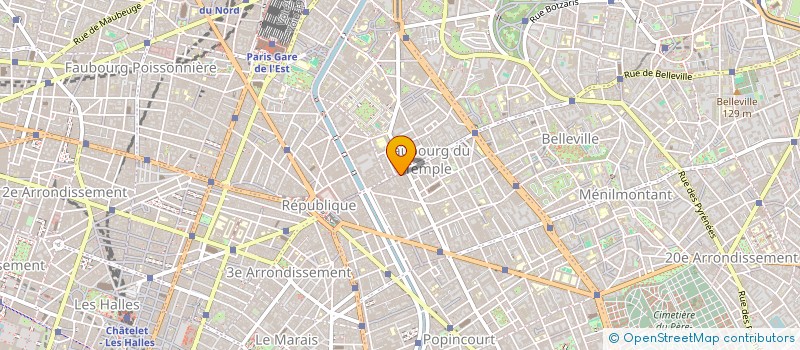 localisation de l'entreprise SCI SHOP54  PARIS