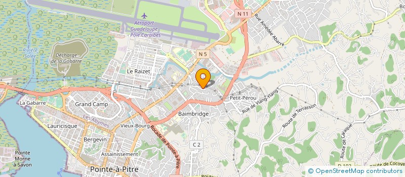 localisation de l'entreprise SCI SHOPPING CENTER à LES ABYMES