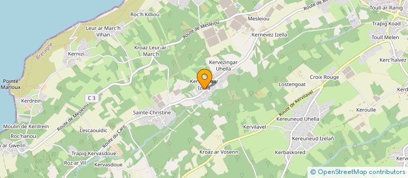 localisation de l'entreprise SCI SHORE  PLOUGASTEL-DAOULAS