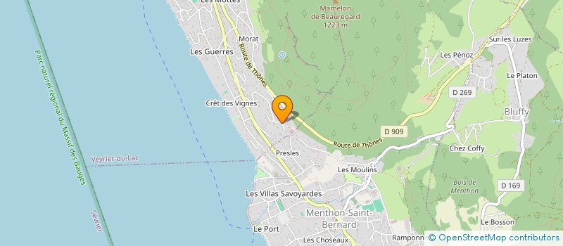 localisation de l'entreprise SCI SHOW IMMO  VEYRIER-DU-LAC