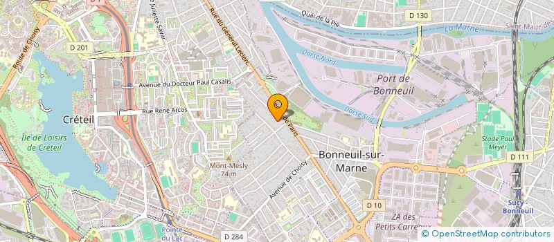 localisation de l'entreprise SCI SHQIPE à BONNEUIL-SUR-MARNE