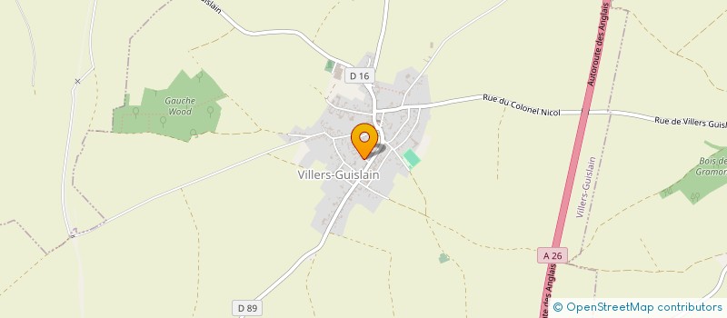 localisation de l'entreprise SCI SHRB  VILLERS-GUISLAIN