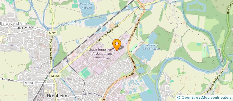 localisation de l'entreprise SCI SHS DUPPIGHEIM  BISCHHEIM