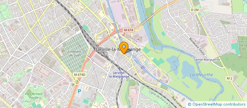 localisation de l'entreprise SCI SHTP  JARVILLE-LA-MALGRANGE