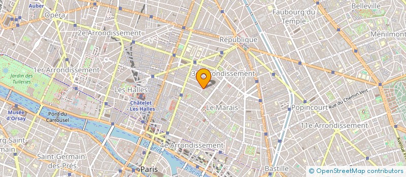 localisation de l'entreprise SCI SHU  PARIS