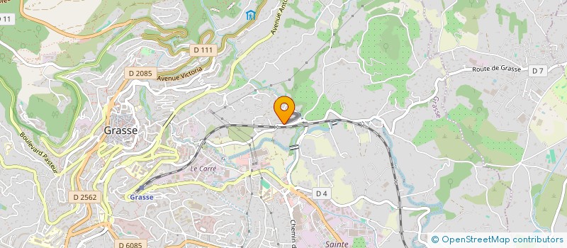 localisation de l'entreprise SCI SHUTTERS NOMINEES  GRASSE