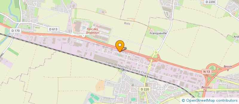 localisation de l'entreprise SCI SHUTTLE  CARPIQUET