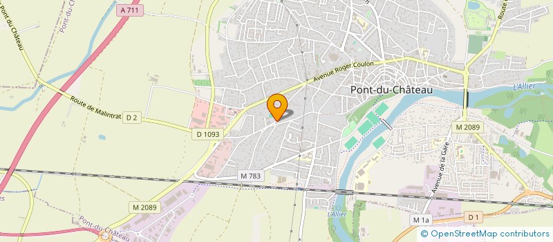 localisation de l'entreprise SCI SI AL CE MA  PONT-DU-CHATEAU