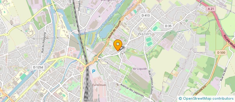 localisation de l'entreprise SCI SI BELKHIR  WAZIERS