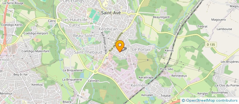 localisation de l'entreprise SCI SI.DA.VI.CO  SAINT-AVE