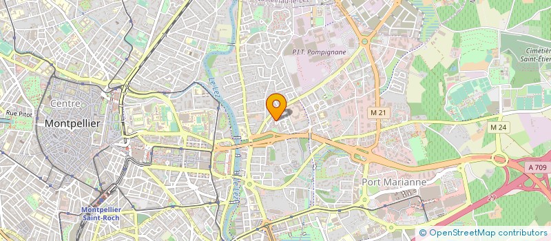localisation de l'entreprise SCI SI2A à MONTPELLIER