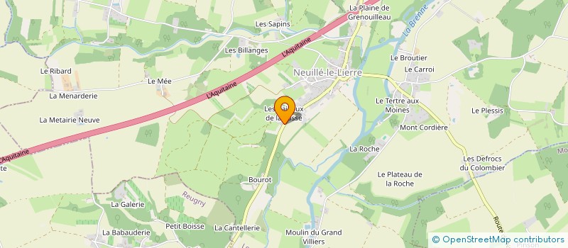 localisation de l'entreprise SCI SI2V à REUGNY