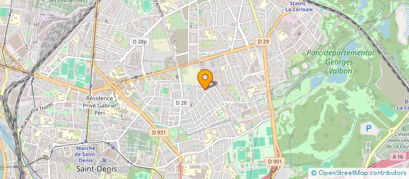 localisation de l'entreprise SCI SIA  SAINT-DENIS