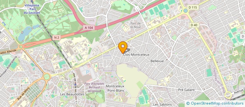 localisation de l'entreprise SCI SIA5 à VILLEPINTE