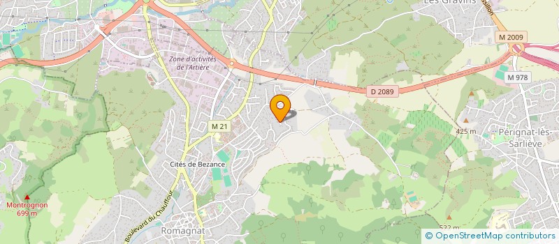 localisation de l'entreprise SCI SIAL  ROMAGNAT