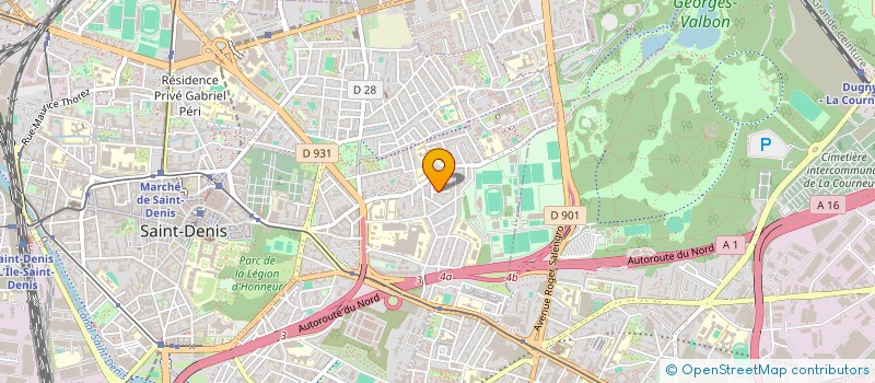 localisation de l'entreprise SCI SIALI  SAINT-DENIS