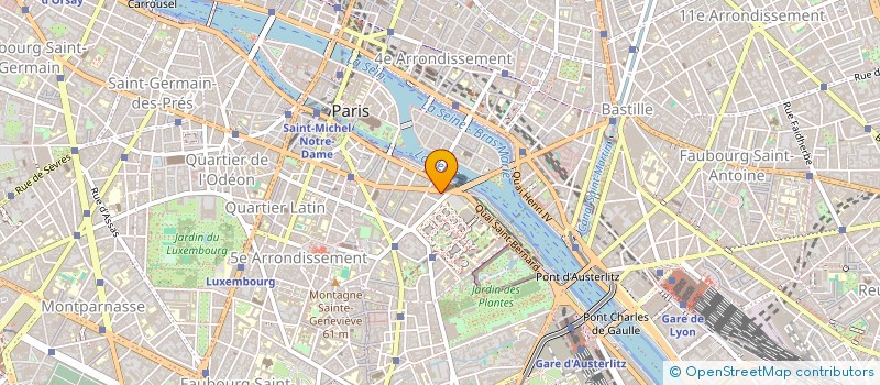 localisation de l'entreprise SCI SIAM à PARIS
