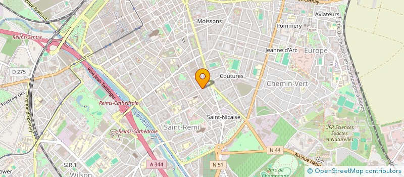 localisation de l'entreprise SCI SIAM  REIMS