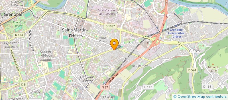 localisation de l'entreprise SCI SIAM  SAINT-MARTIN-D'HERES