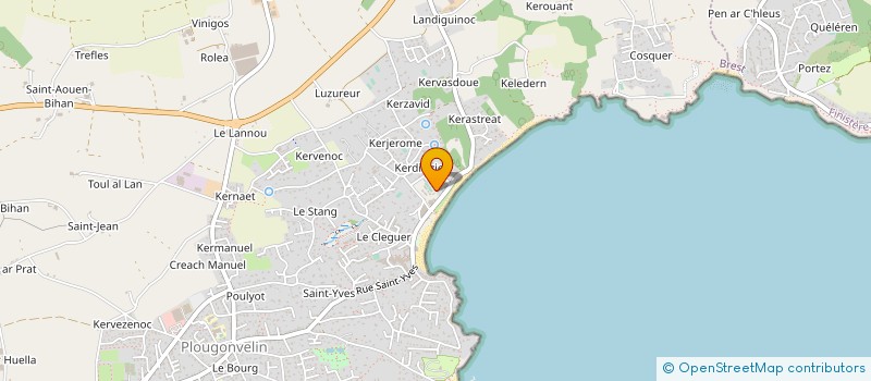 localisation de l'entreprise SCI SIAM 63  PLOUGONVELIN