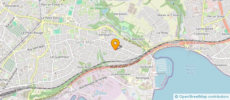 localisation de l'entreprise SCI SIAM 64  BREST