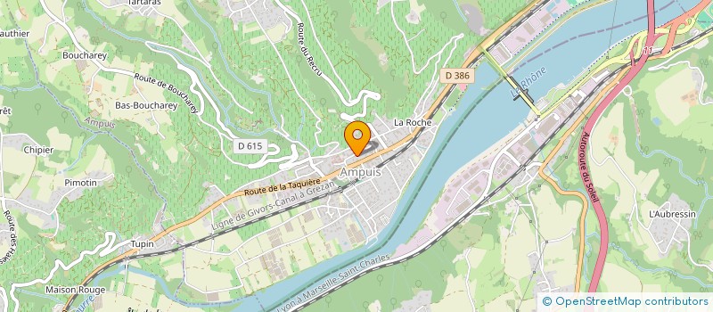 localisation de l'entreprise SCI SIAMOISE  AMPUIS