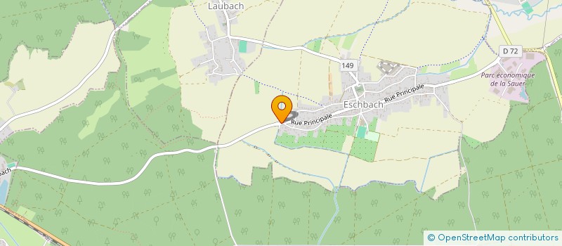 localisation de l'entreprise SCI SIAN  ESCHBACH