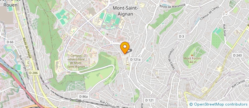 localisation de l'entreprise SCI SIARAM  MONT-SAINT-AIGNAN