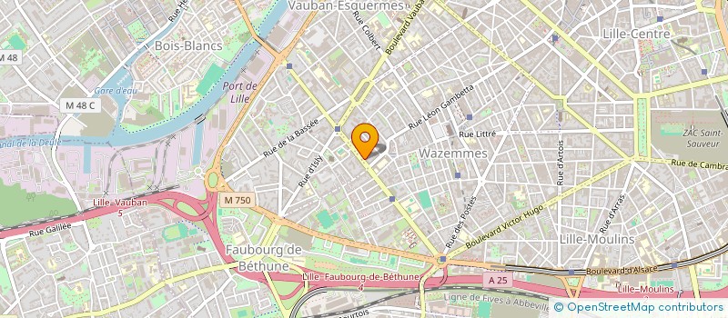 localisation de l'entreprise SCI SIARGAO  LILLE