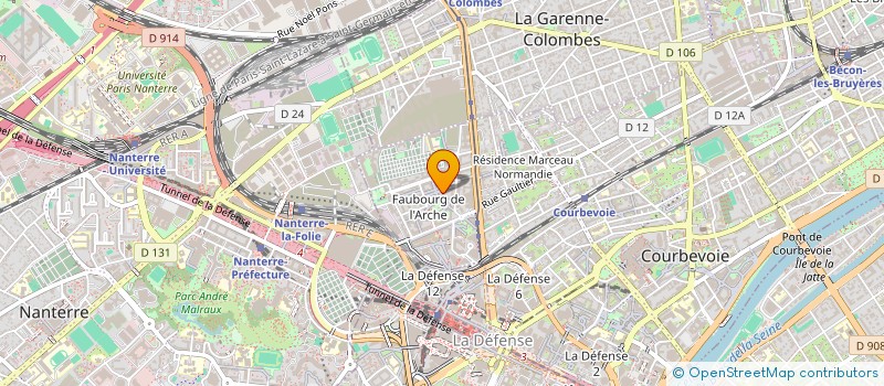 localisation de l'entreprise SCI SIBBELL à COURBEVOIE