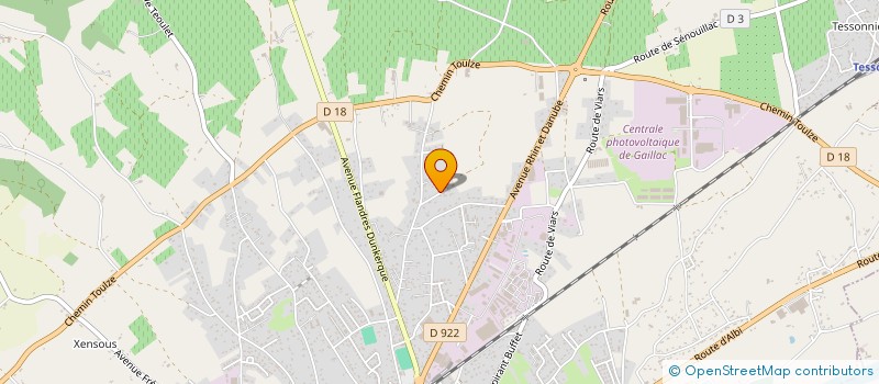 localisation de l'entreprise SCI SIBBOU à GAILLAC