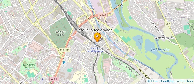 localisation de l'entreprise SCI SIBEL  JARVILLE-LA-MALGRANGE