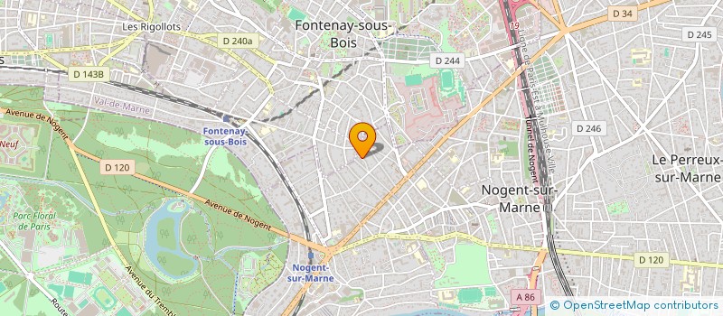 localisation de l'entreprise SCI SIBEL à NOGENT-SUR-MARNE