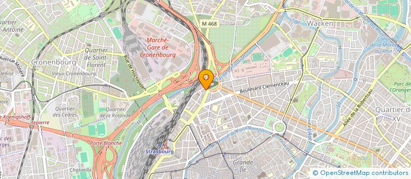 localisation de l'entreprise SCI  SIBEN  STRASBOURG