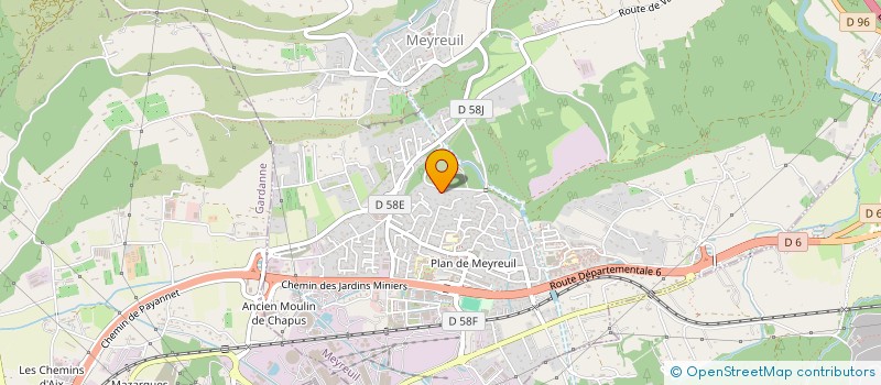 localisation de l'entreprise SCI SIBER  MEYREUIL