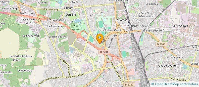 localisation de l'entreprise SCI SIBERG à SARAN