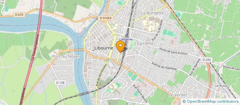 localisation de l'entreprise SCI SIBEY I  LIBOURNE