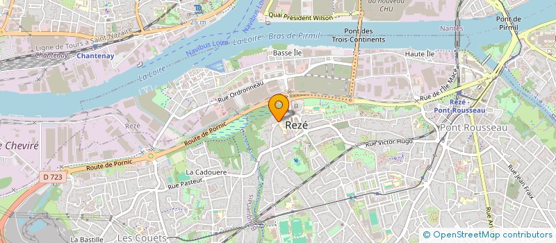 localisation de l'entreprise SCI SIBILLE LOUBOUTIN  REZE