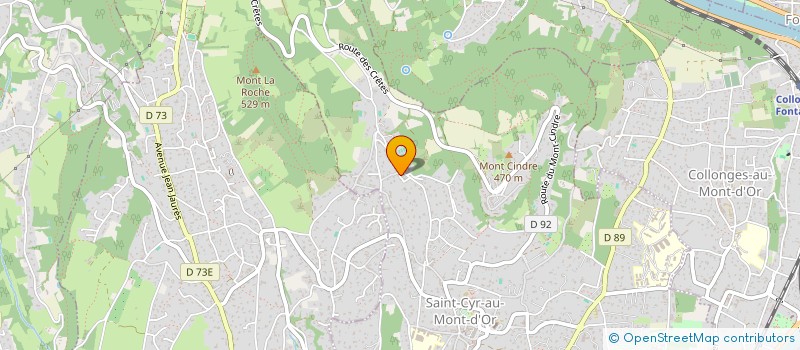 localisation de l'entreprise SCI SIBILLIN  SAINT-CYR-AU-MONT-D'OR