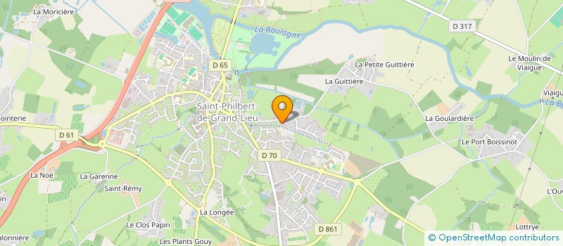 localisation de l'entreprise SCI SIBIRE INVESTISSEMENTS  SAINT-PHILBERT-DE-GRAND-LIEU