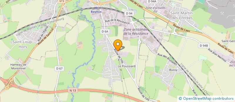 localisation de l'entreprise SCI SIBLINGS  MONCEAUX-EN-BESSIN