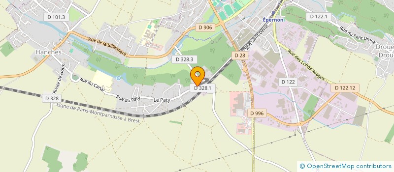 localisation de l'entreprise SCI SIBO à HANCHES