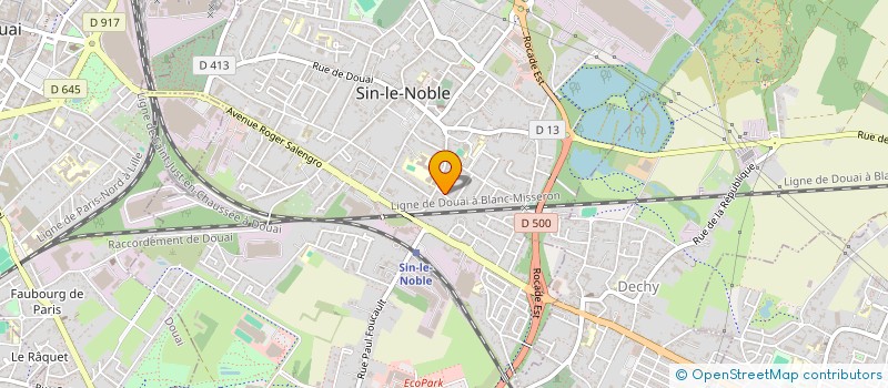 localisation de l'entreprise SCI SIBO  SIN-LE-NOBLE