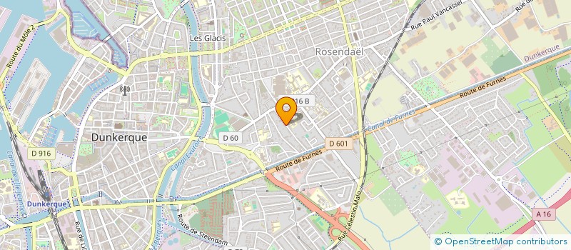 localisation de l'entreprise SCI SIBON à DUNKERQUE