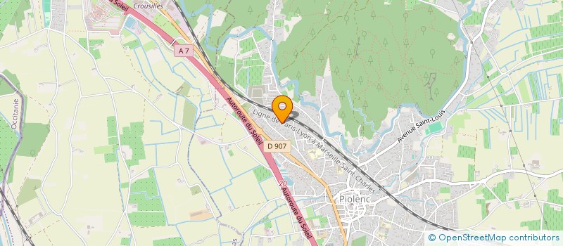 localisation de l'entreprise SCI SIBOU  MORNAS