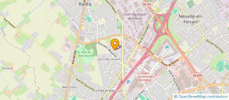 localisation de l'entreprise SCI SIBUS à RONCQ