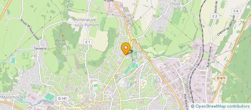 localisation de l'entreprise SCI SIBV  LONS LE SAUNIER