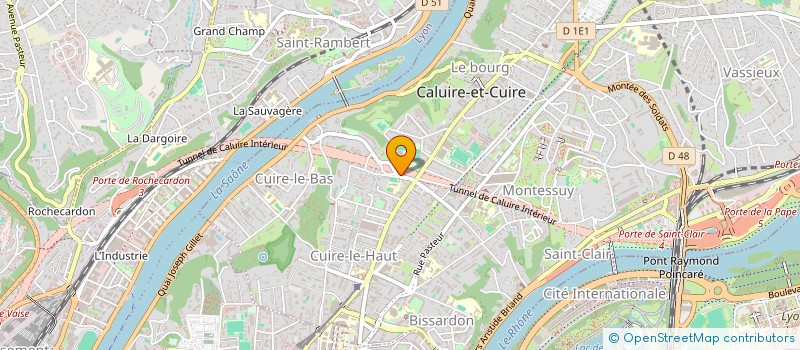 localisation de l'entreprise SCI SIBYLLE  CALUIRE-ET-CUIRE