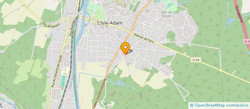 localisation de l'entreprise SCI SIC  L'ISLE-ADAM